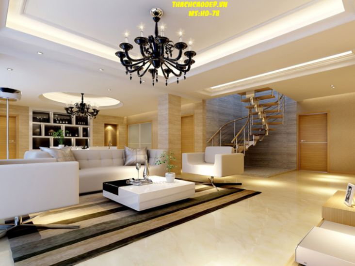 TRẦN THẠCH CAO KHUNG CHÌM MS:HD78