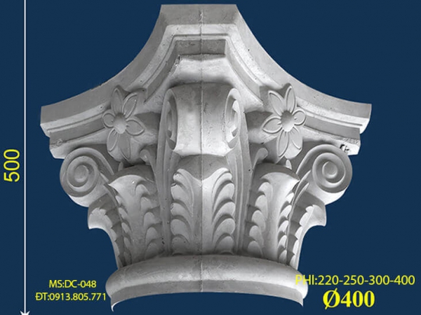 PHÀO CHỈ MẶT TIỀN BẰNG CHẤT LIỆU BÊ TÔNG NHẸ