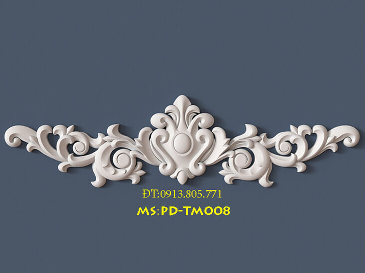 Đắp phù điêu mặt tiền là giải pháp trang trí nhà cấp 4 đẹp PD-TM008